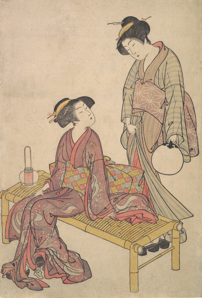 Latarnia ręczna, ca. 1790. autorstwa Kitao Shigemasa