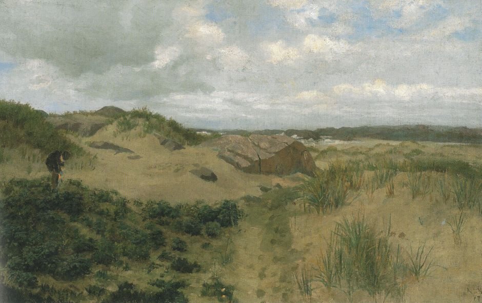 Krajobraz przybrzeżny autorstwa Kitty Lange Kielland