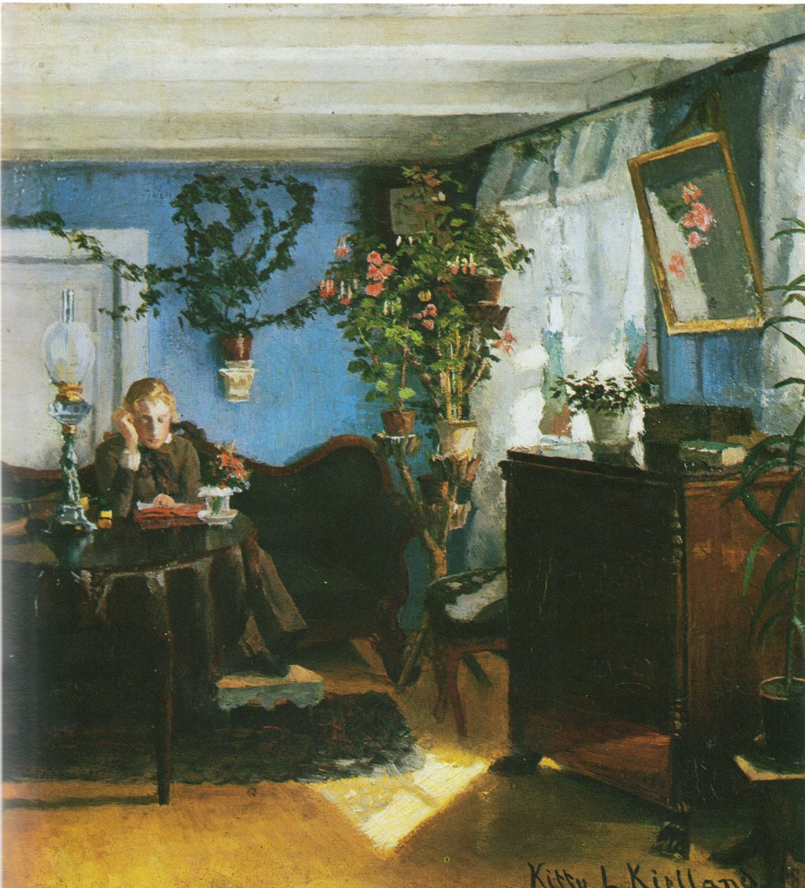 Wnętrze z blachy autorstwa Kitty Lange Kielland