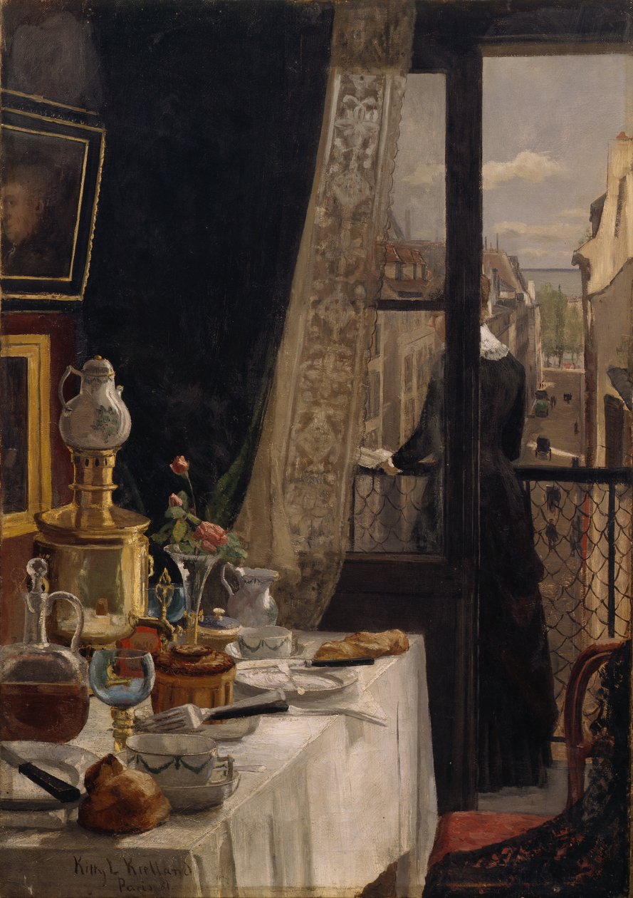 wnętrze Paryża autorstwa Kitty Lange Kielland