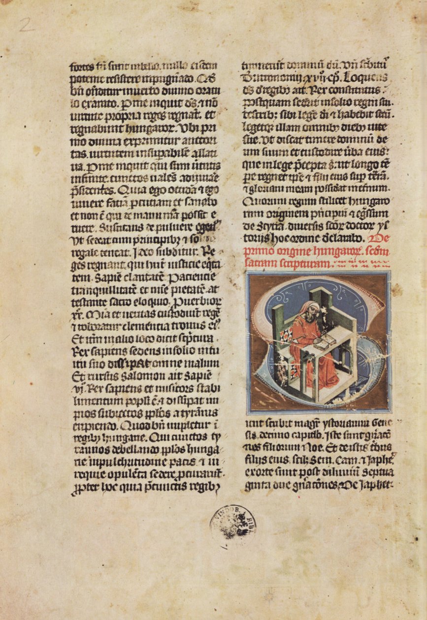 Kronika iluminowana; Chronicon Pictum; Zdolna Kronika autorstwa Márk Kálti
