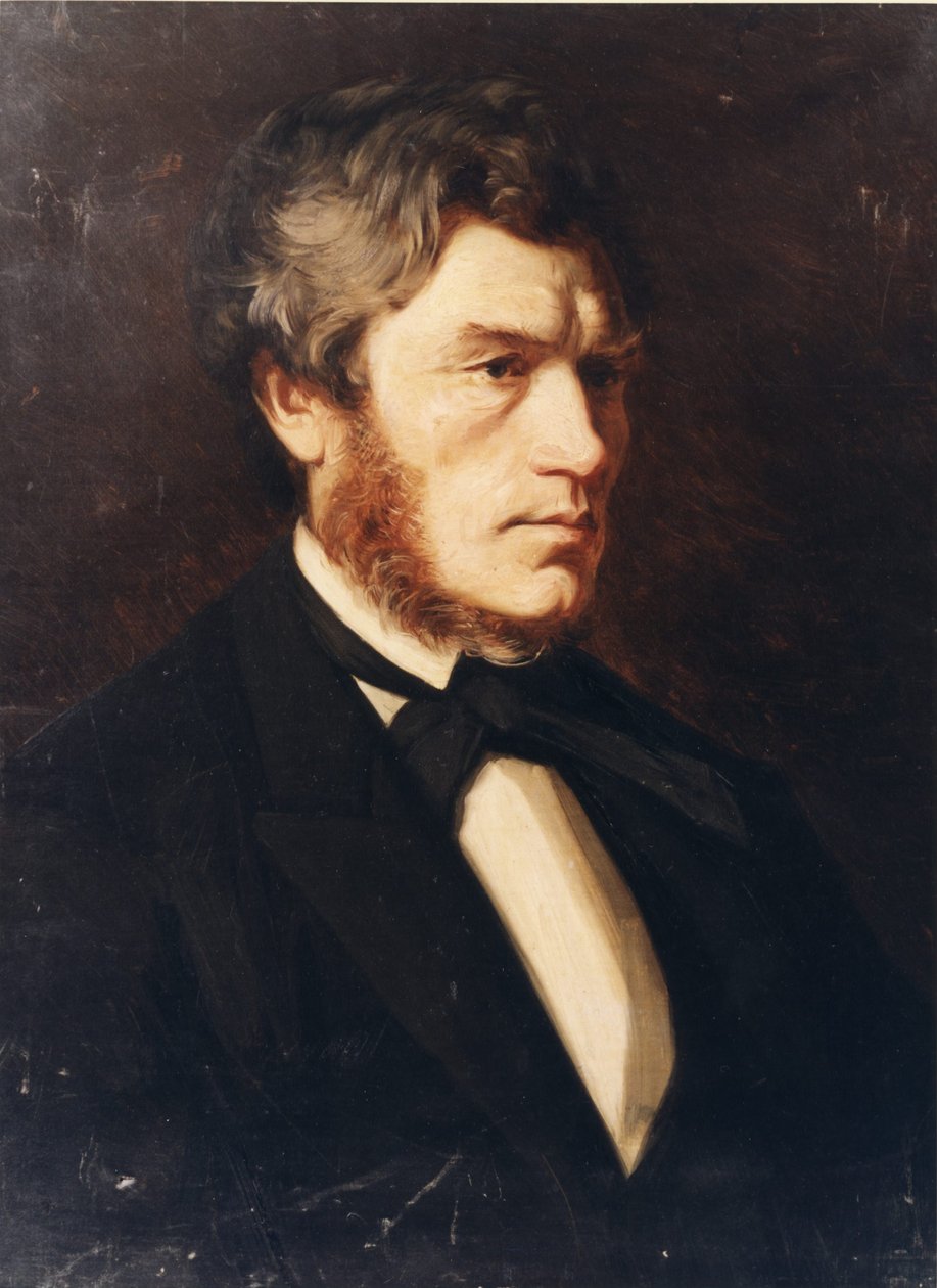 Carl Frederik Diriks autorstwa Knud Bergslien