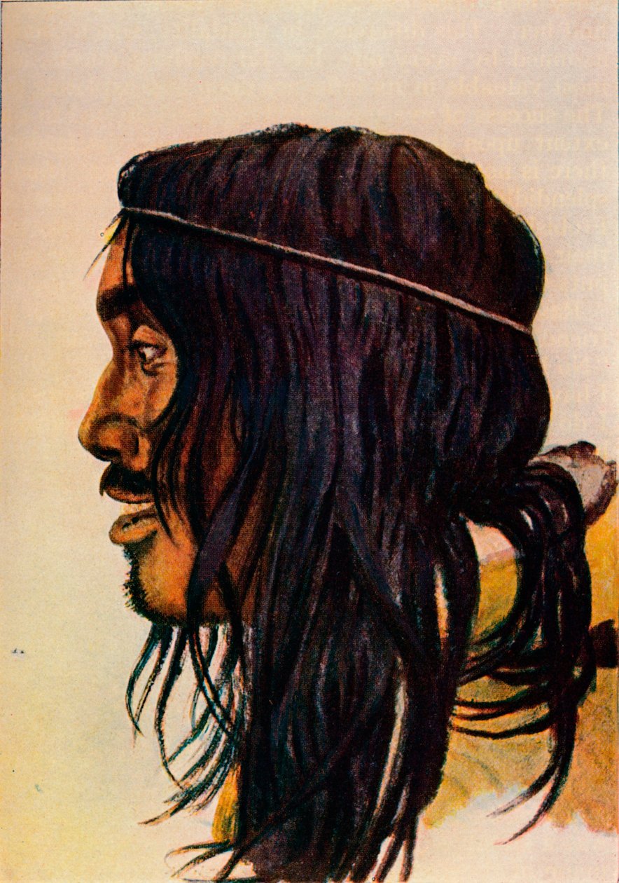 „Studium Eskimosa”, c1917, 1928 autorstwa Knud Johan Victor Rasmussen