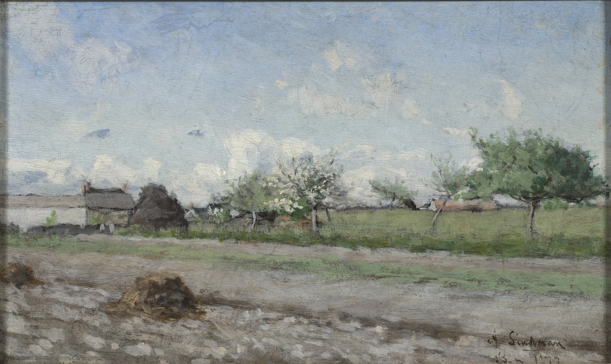 Jabłoń w Kwiecie, 1877 autorstwa Knut Axel Lindman