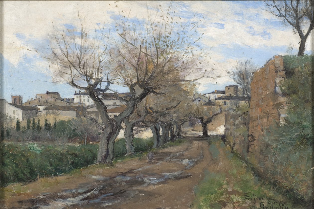 Ulica we Frejus, 1878 autorstwa Knut Axel Lindman