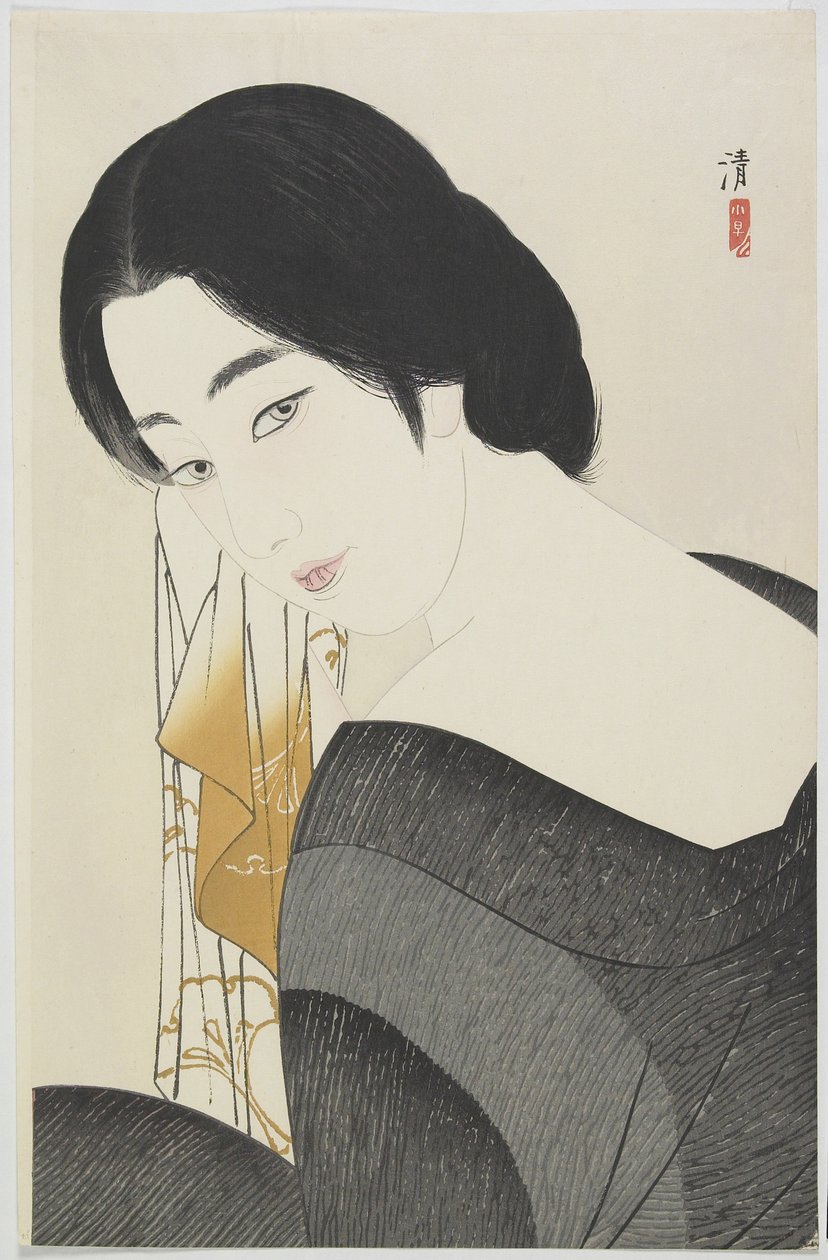 Po kąpieli, 1933 autorstwa Kobayakawa Kiyoshi