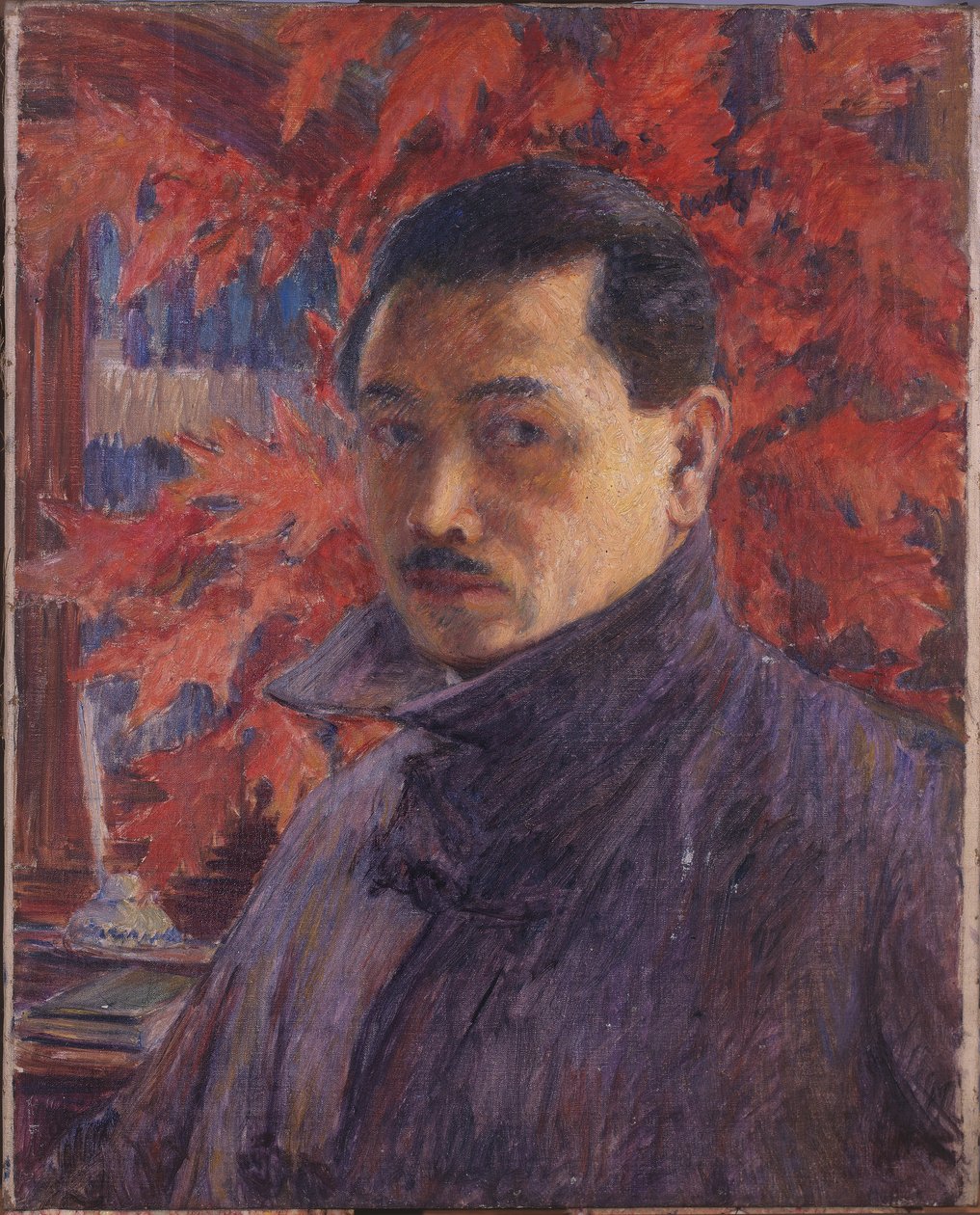 Autoportret (olej na płótnie) autorstwa Kojima Torajiro