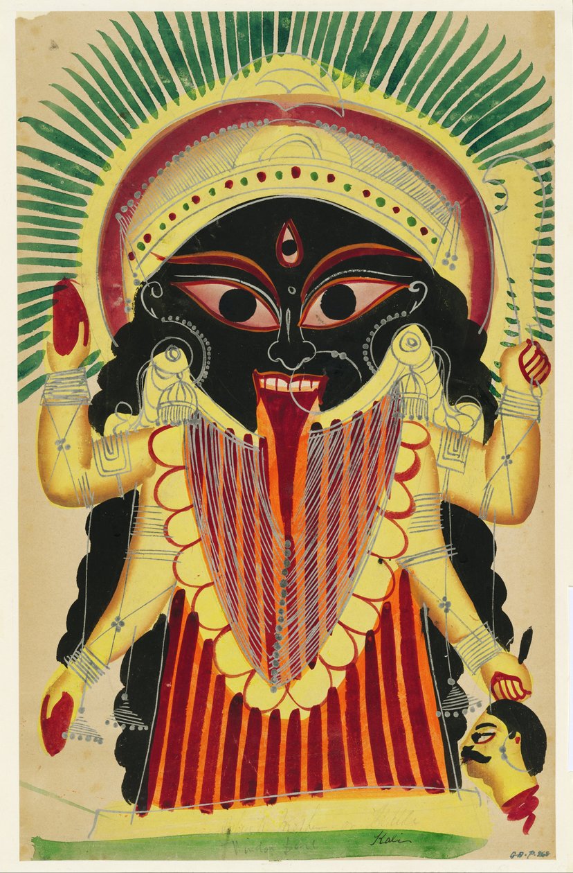 Kali autorstwa Kolkata (Calcutta) Kalighat