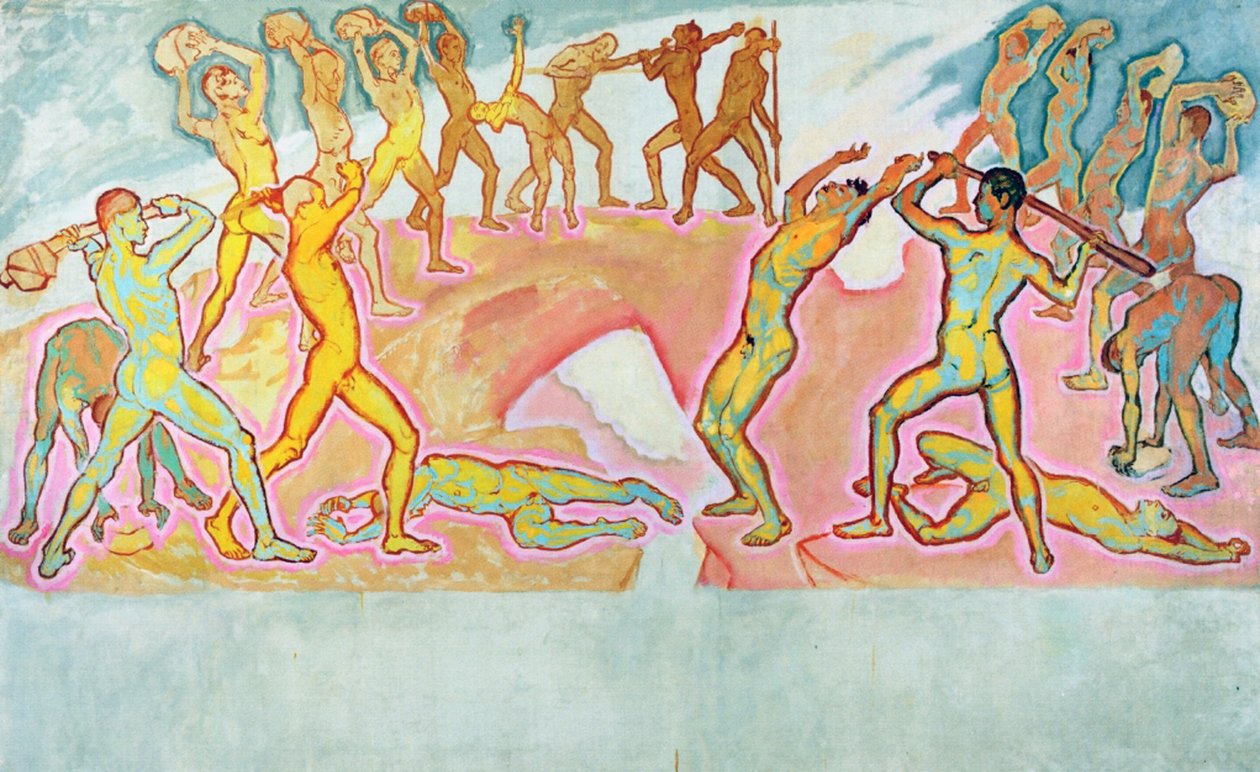Starcie Tytanów, 1913-15 autorstwa Koloman Moser