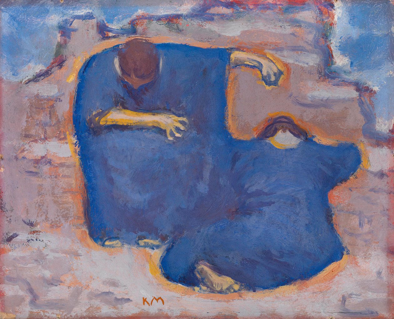 Kobiety w żałobie autorstwa Koloman Moser