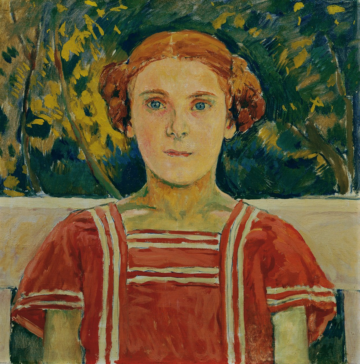 Elisabeth Steindl, siostrzenica artysty autorstwa Koloman Moser