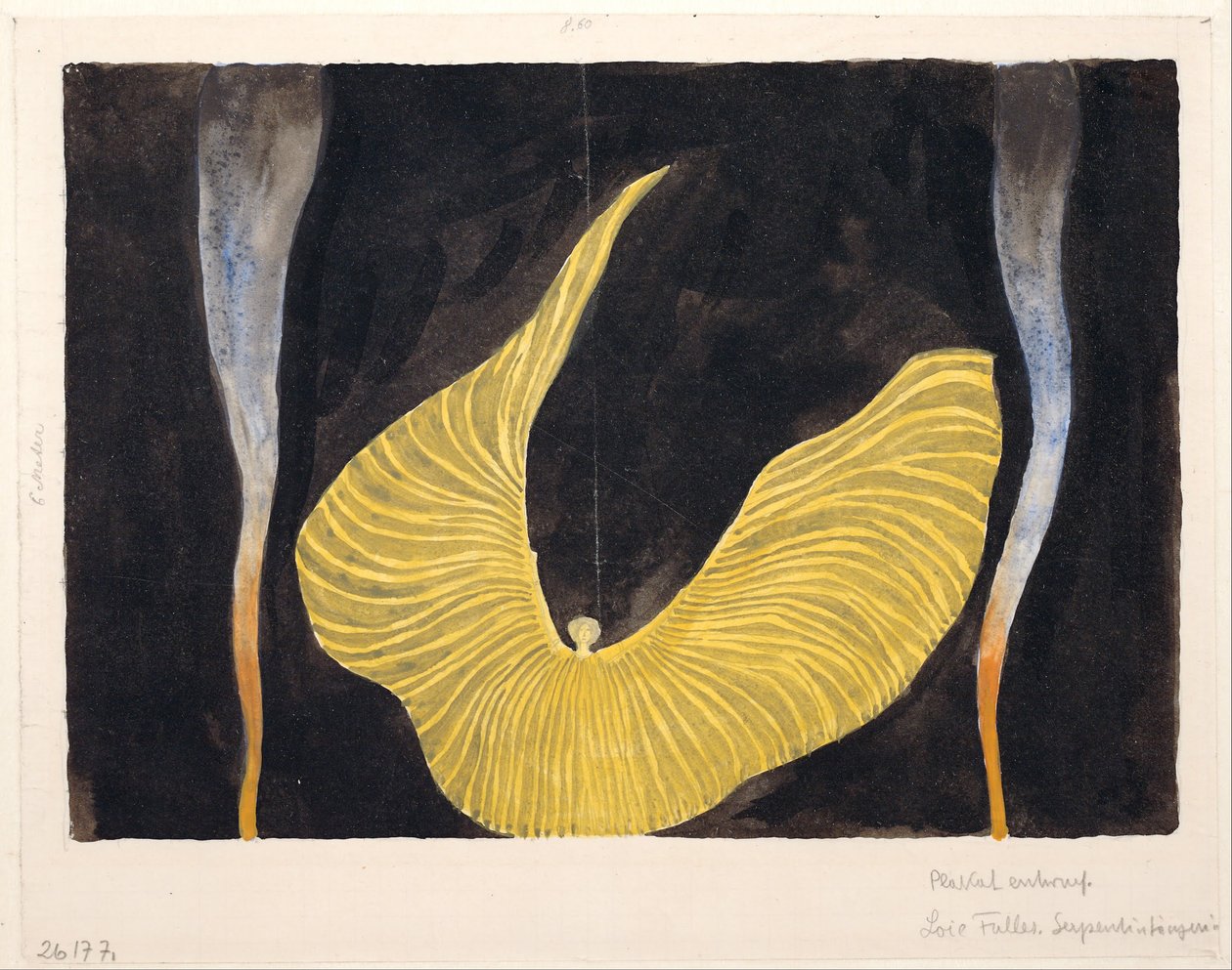Loïe Fuller w tańcu Archanioł, 1902 autorstwa Koloman Moser