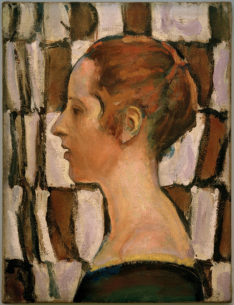 Portret dziewczyny w profilu autorstwa Koloman Moser