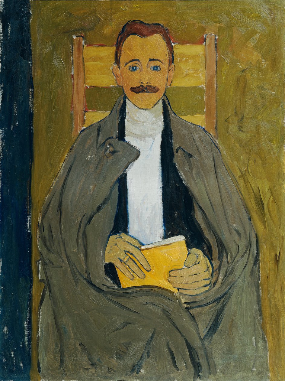 Rudolf Steindl, szwagier artysty autorstwa Koloman Moser