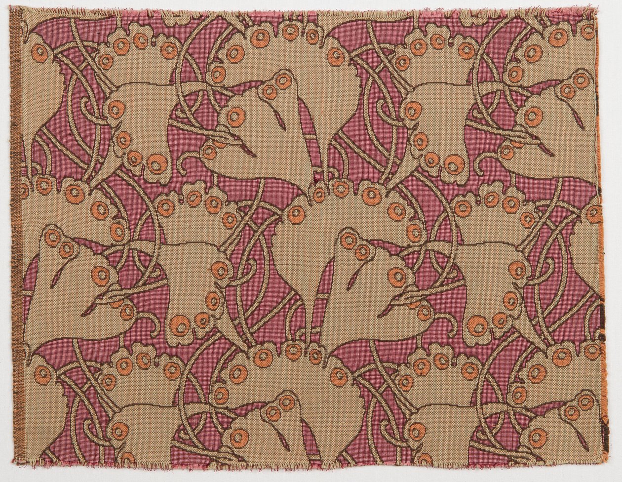Projekt tkaniny, 1898. autorstwa Koloman Moser