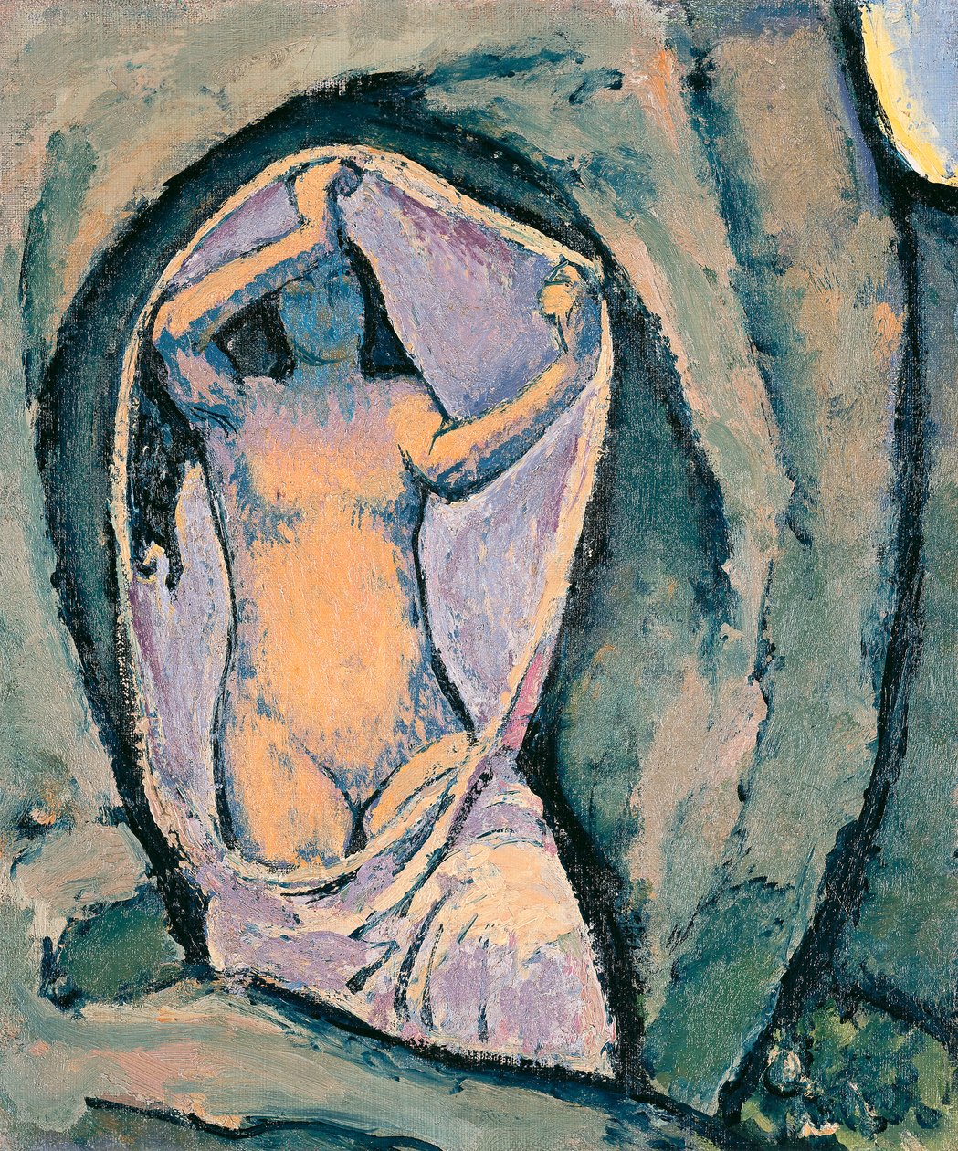 Venus in der Grotte - Wenus w Grocie ... (olej na płótnie) autorstwa Koloman Moser