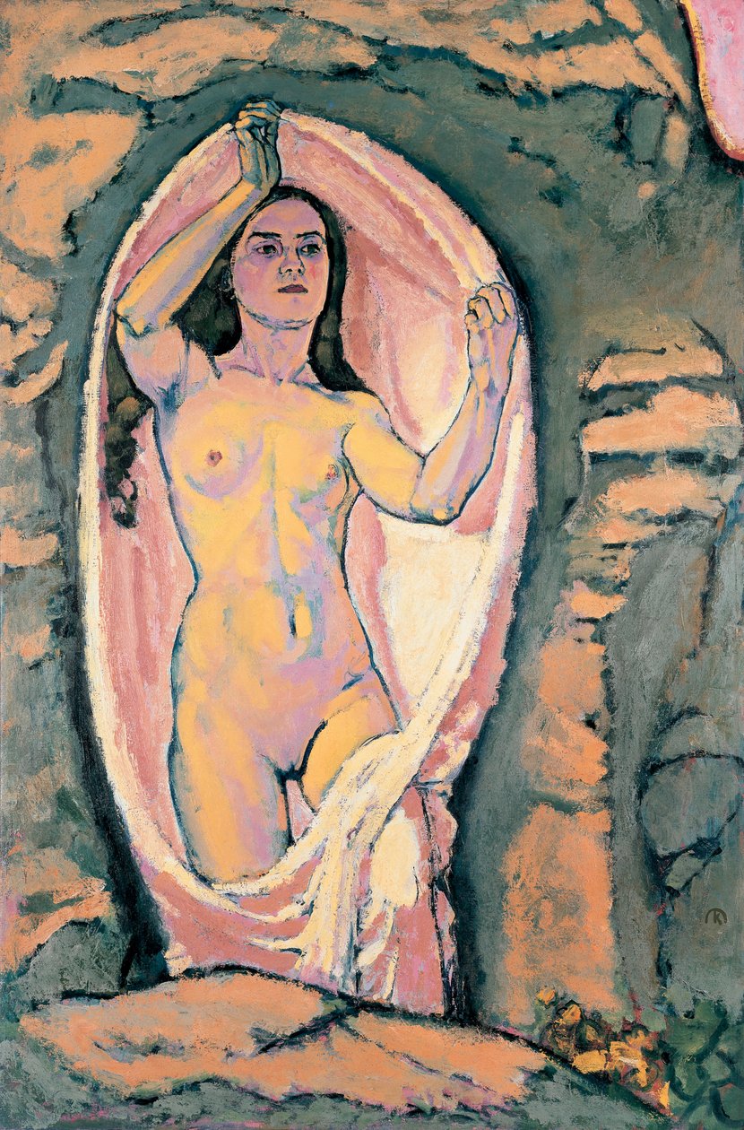 Venus in der Grotte - Wenus w Grocie ... (olej na płótnie) autorstwa Koloman Moser