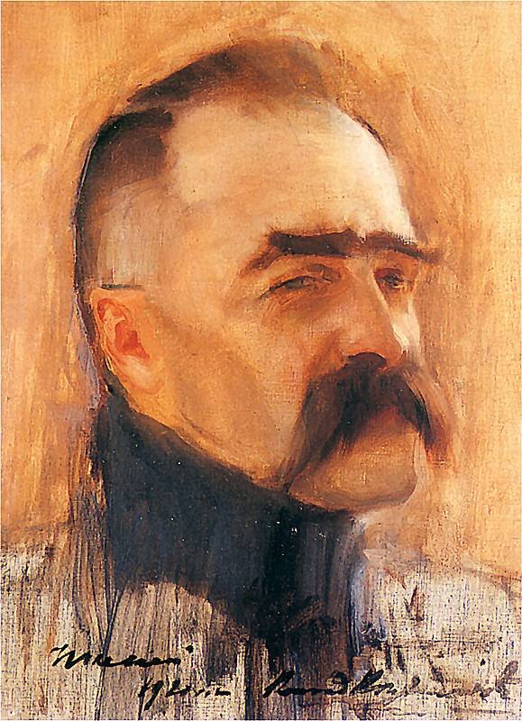 Portret Józefa Piłsudskiego Portret Józefa Piłsudskiego autorstwa Konrad Krzyzanowski
