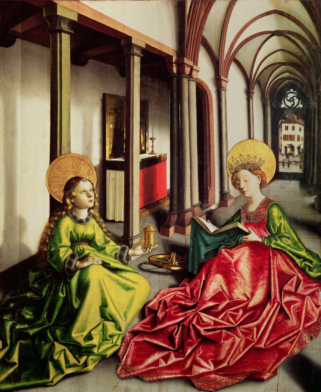 Św. Maria Magdalena i Św. Katarzyna Aleksandryjska autorstwa Konrad Witz