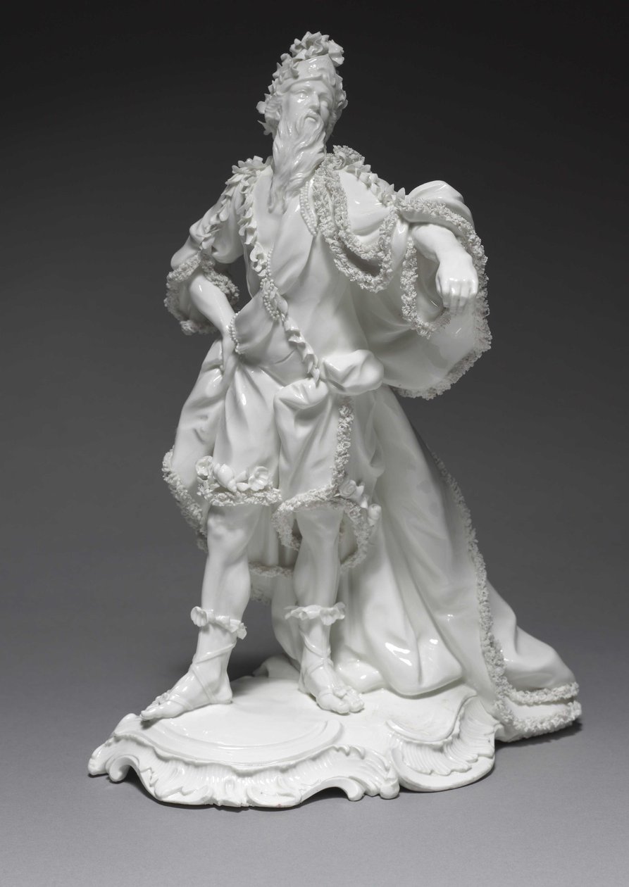 Oceanus, Fabryka Porcelany we Frankenthal, Niemcy, ok. 1765 r. autorstwa Konrad Linck