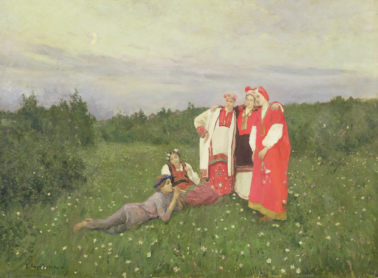 Północna sielanka, 1886 autorstwa Konstantin Alekseevich Korovin
