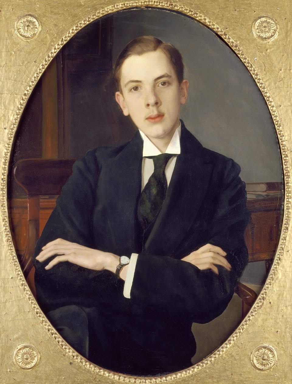 Jewgienij Siergiejewicz Michajłow, artysta Nefesz, 1916 autorstwa Konstantin Andreevic Somov
