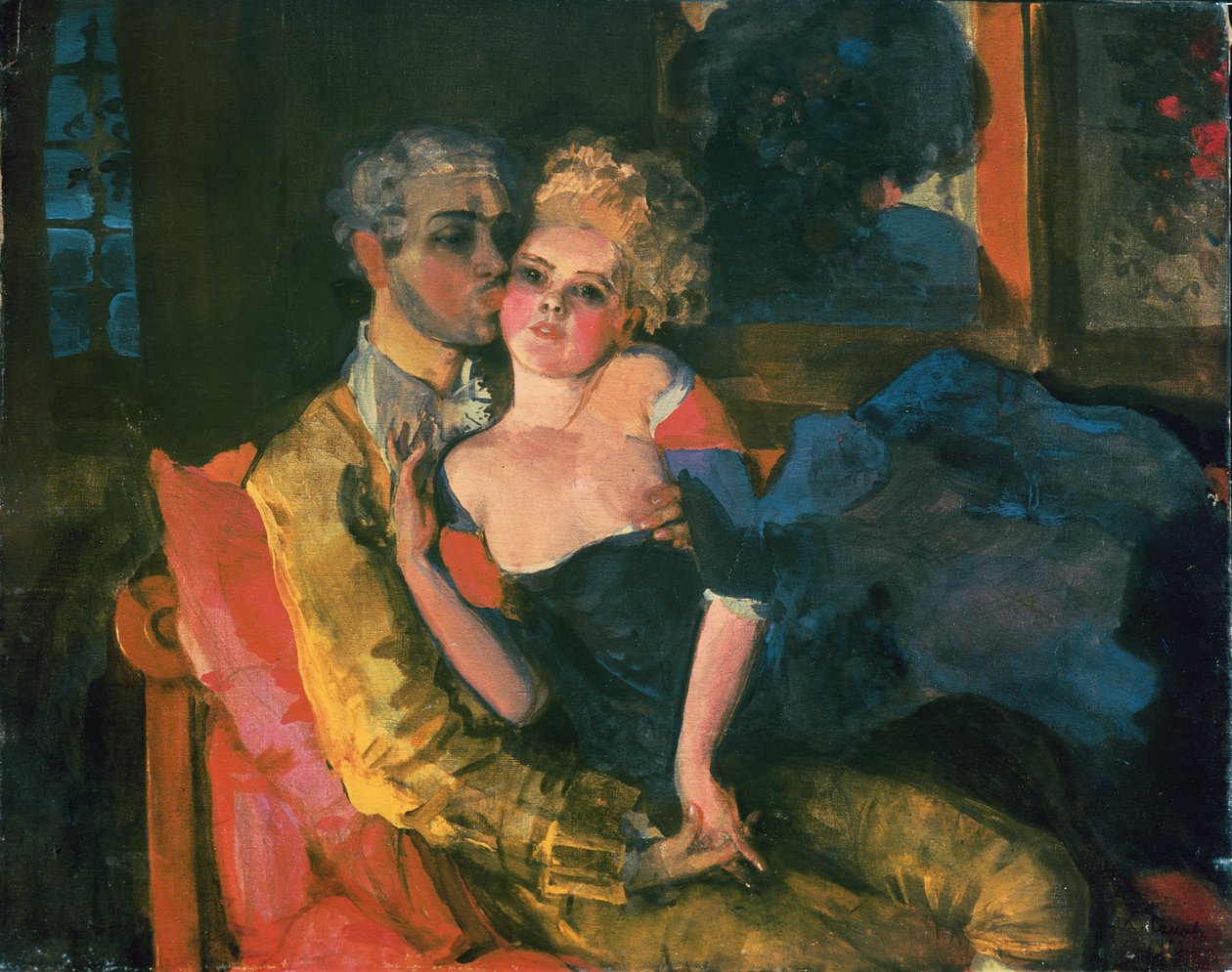 Miłość, 1910 autorstwa Konstantin Andreevic Somov