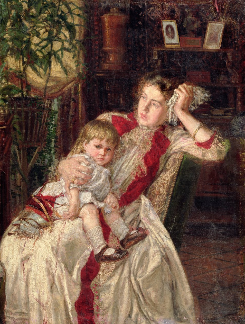 Kłótnia rodzinna, 1890 autorstwa Konstantin Apollonovich Savitsky