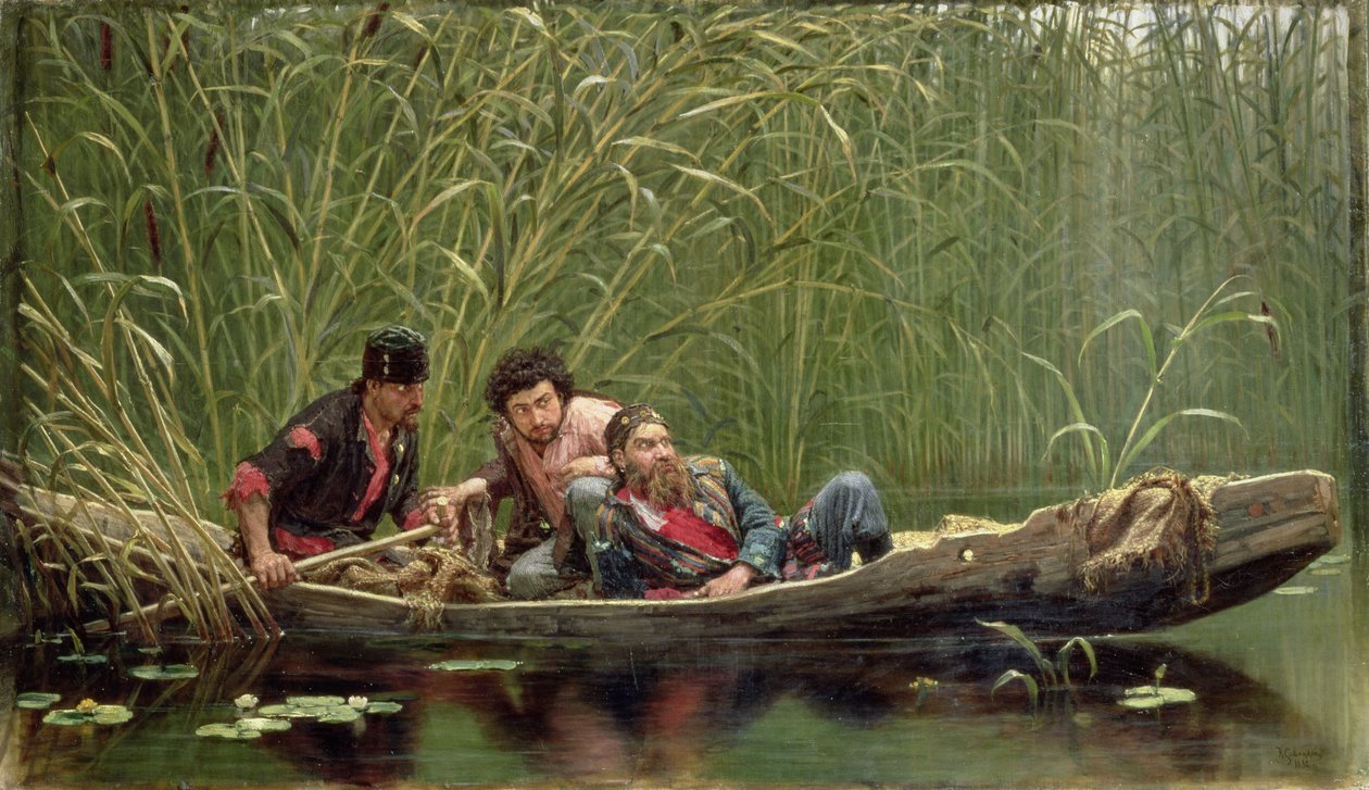 Podejrzani ludzie, 1882 autorstwa Konstantin Apollonovich Savitsky
