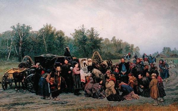Powitanie ikony, 1878 autorstwa Konstantin Apollonovich Savitsky