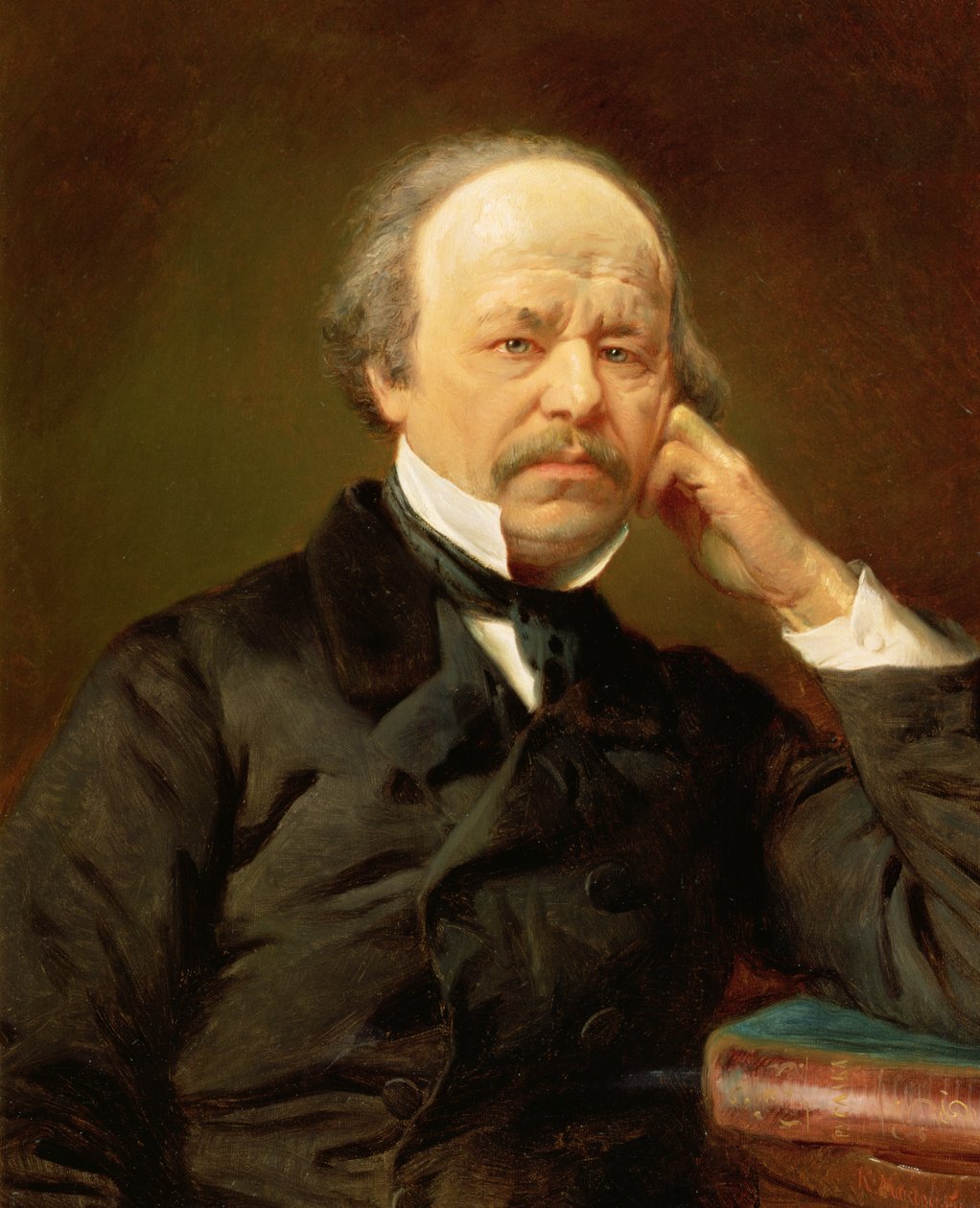 Portret kompozytora Aleksandra Siergiejewicza Dargomyżskiego (1813-69) autorstwa Konstantin Egorovich Makovsky