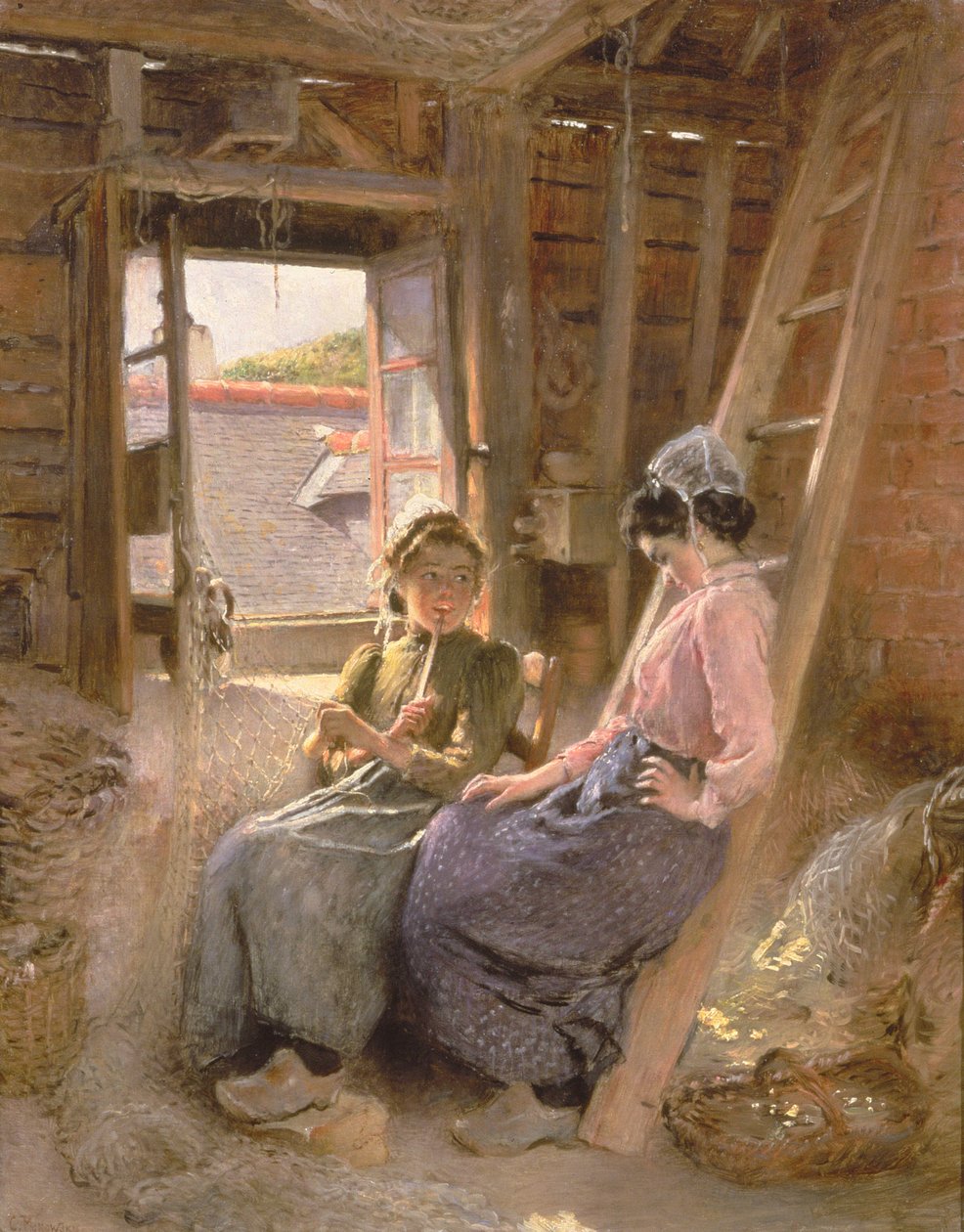 Dwie bretońskie kobiety, 1904 autorstwa Konstantin Egorovich Makovsky