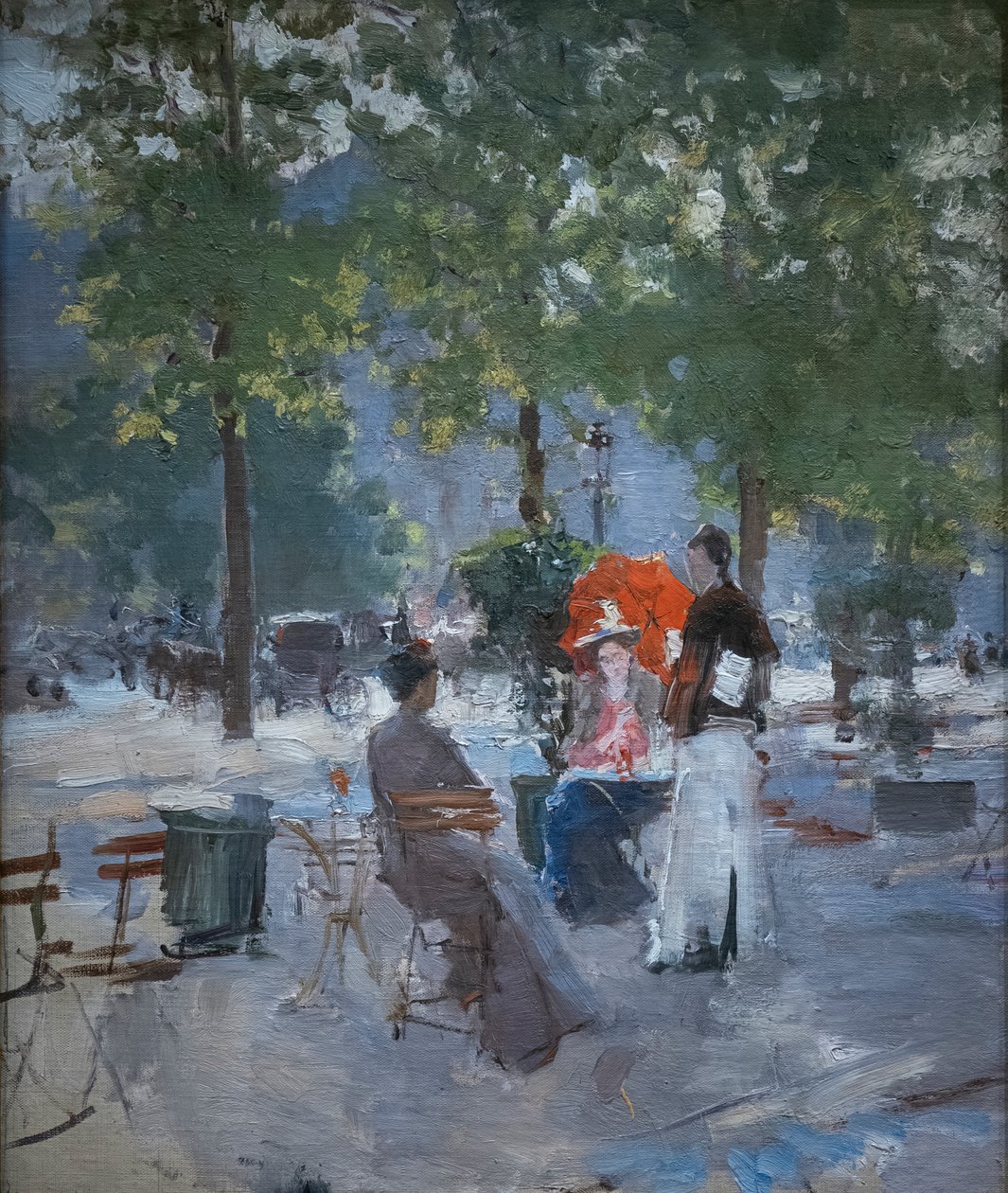 W paryskiej kawiarni autorstwa Konstantin Alekseevich Korovin