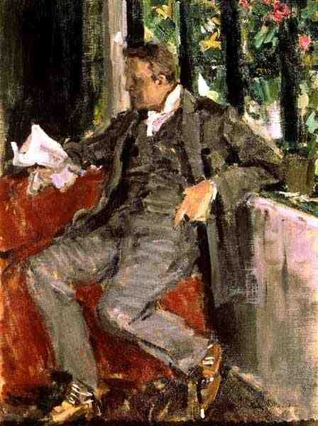 Portret Fiodora Iwanowicza Chaliapina (1873-1938) autorstwa Konstantin Alekseevich Korovin