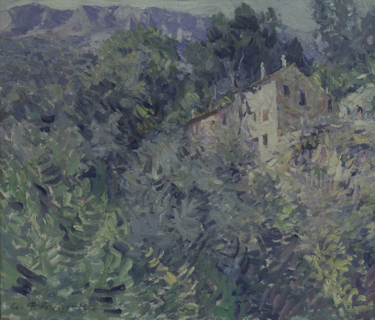 Południowa Francja, 1908 autorstwa Konstantin Alekseevich Korovin