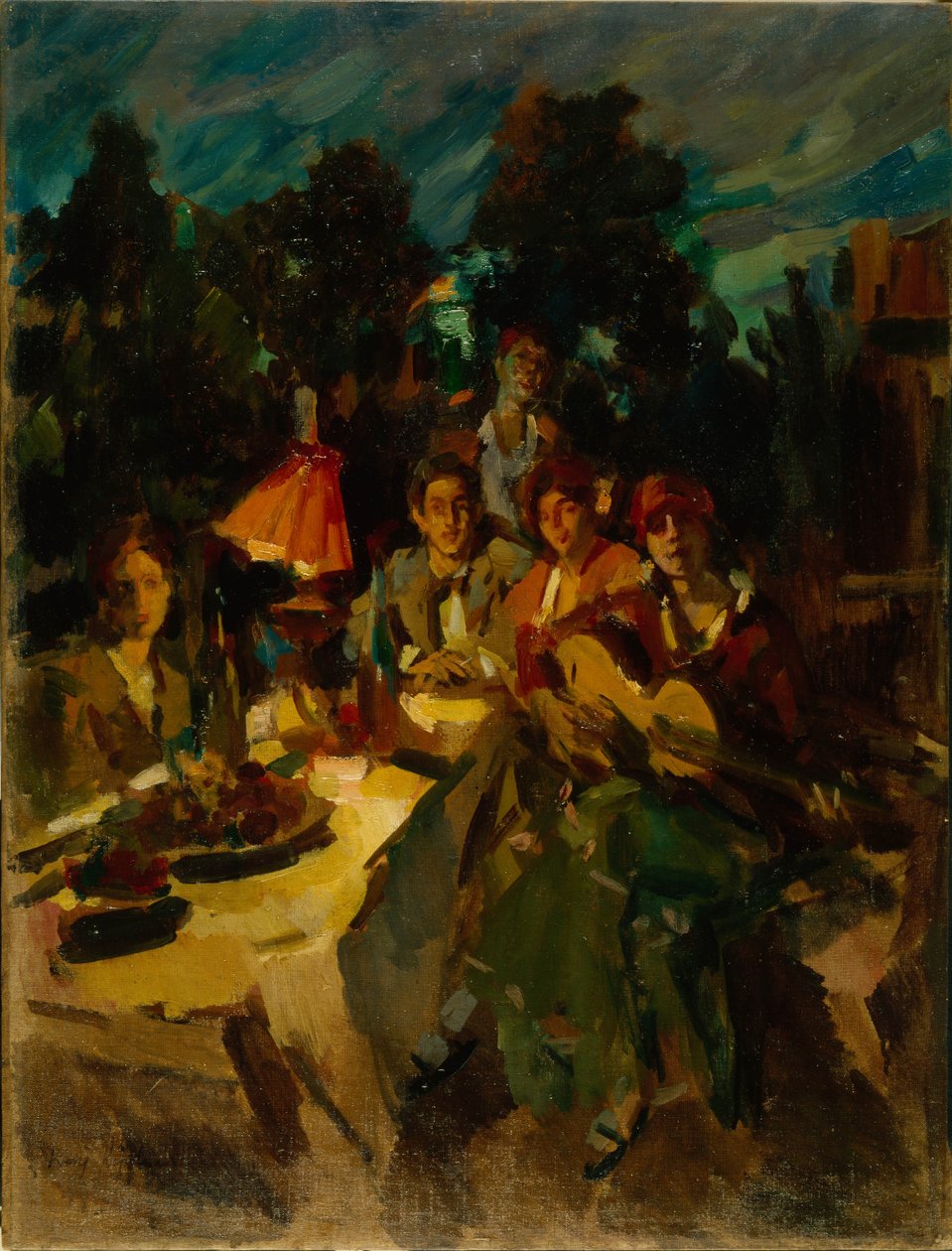 południowa noc autorstwa Konstantin Alekseevich Korovin