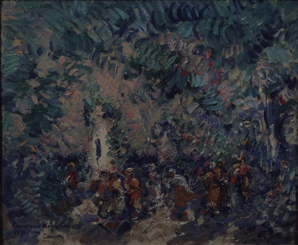 Scenografia do baletu Korsarz A. Adama, 1911 autorstwa Konstantin Alekseevich Korovin