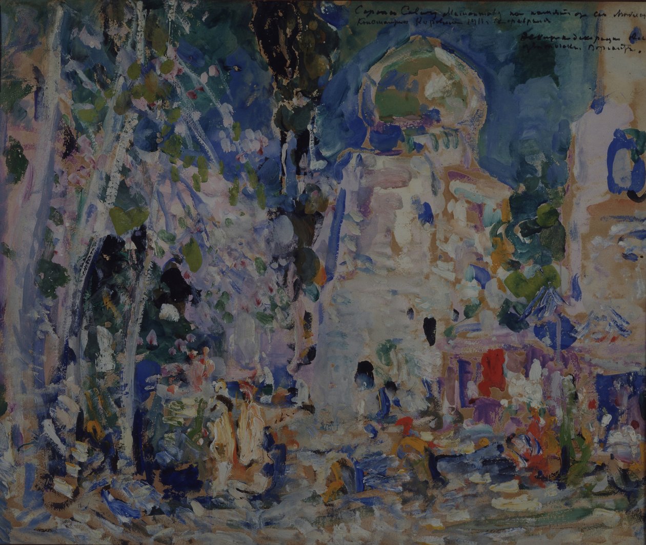 Scenografia do baletu Szkarłatny Pimpernel F. Hartmana, 1911 autorstwa Konstantin Alekseevich Korovin