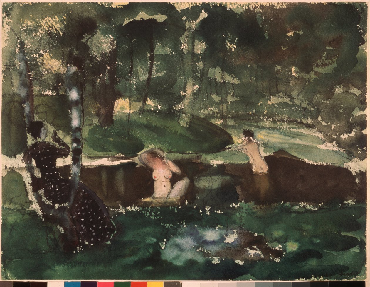Kąpiących się autorstwa Konstantin Andreevic Somov