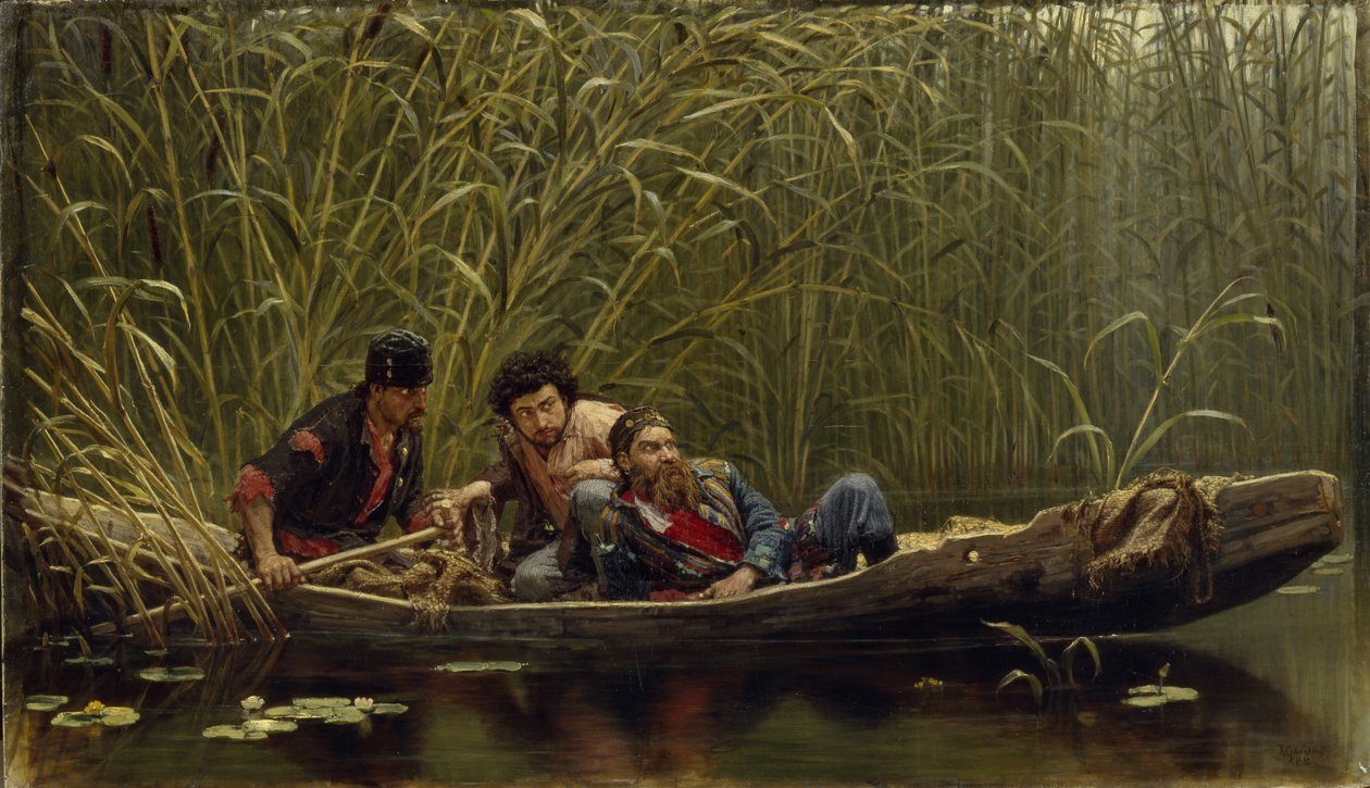 Obrzydni ludzie, 1882 autorstwa Konstantin Apollonovich Savitsky