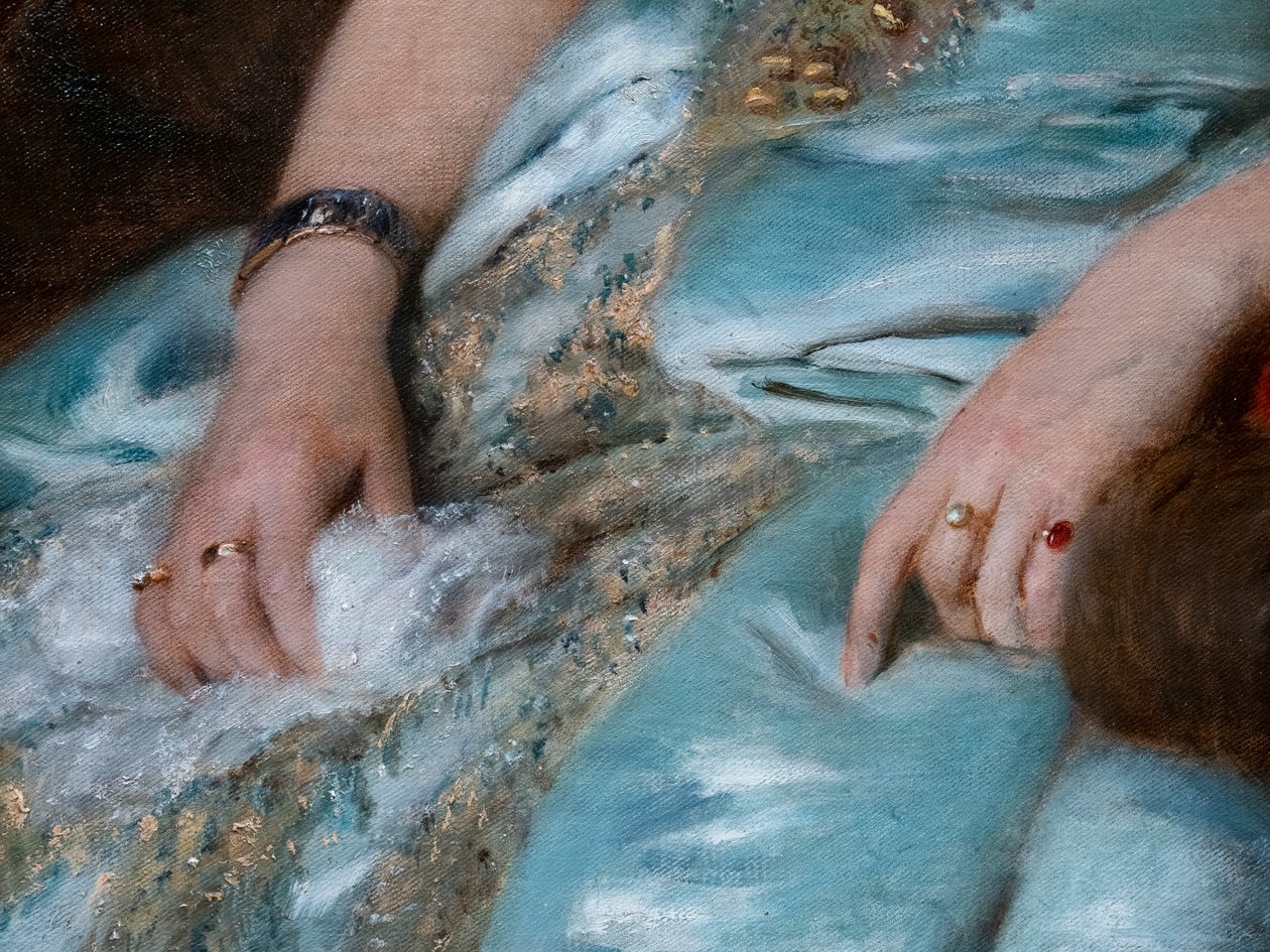 Portret Varvary Alekseevna Morozova autorstwa Konstantin E Makovskij