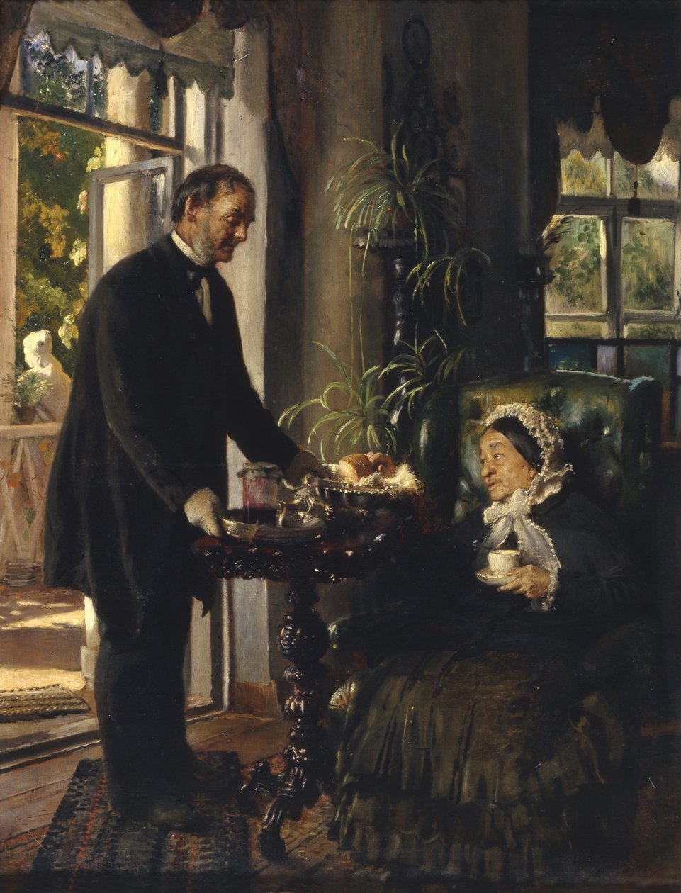 Dama dworu, 1886 autorstwa Konstantin Egorovich Makovsky