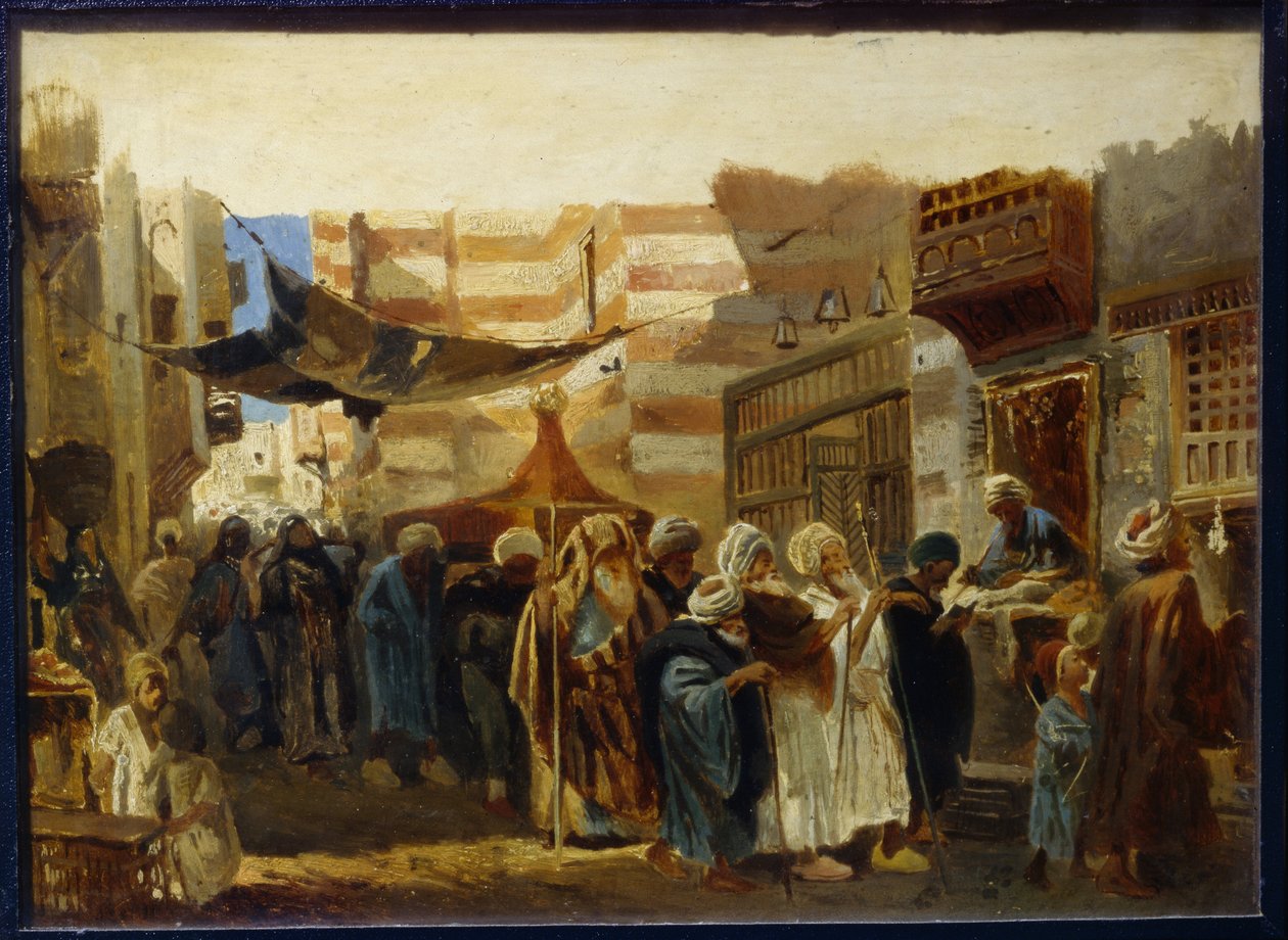 Ceremonia pogrzebowa w Kairze autorstwa Konstantin Egorovich Makovsky
