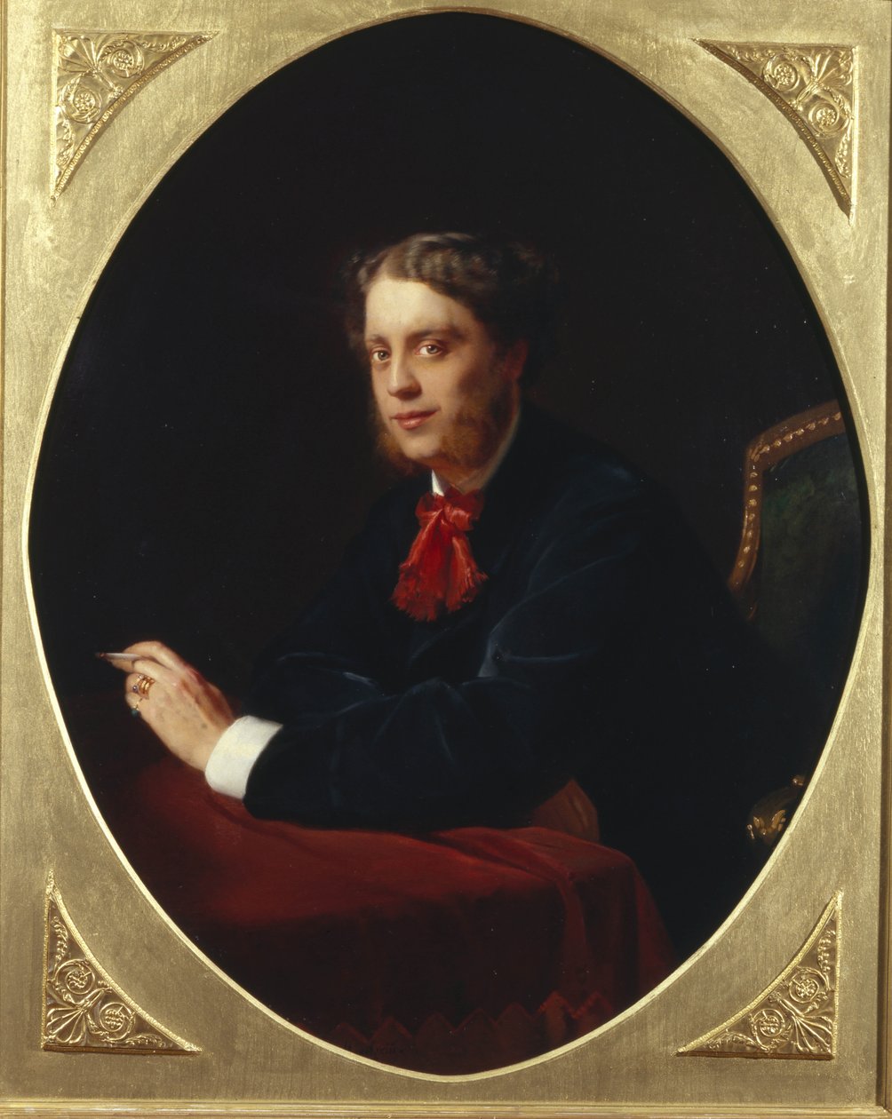 Portret hrabiego Nikołaja Siergiejewicza Stroganowa 1836-1905, 1865 autorstwa Konstantin Egorovich Makovsky