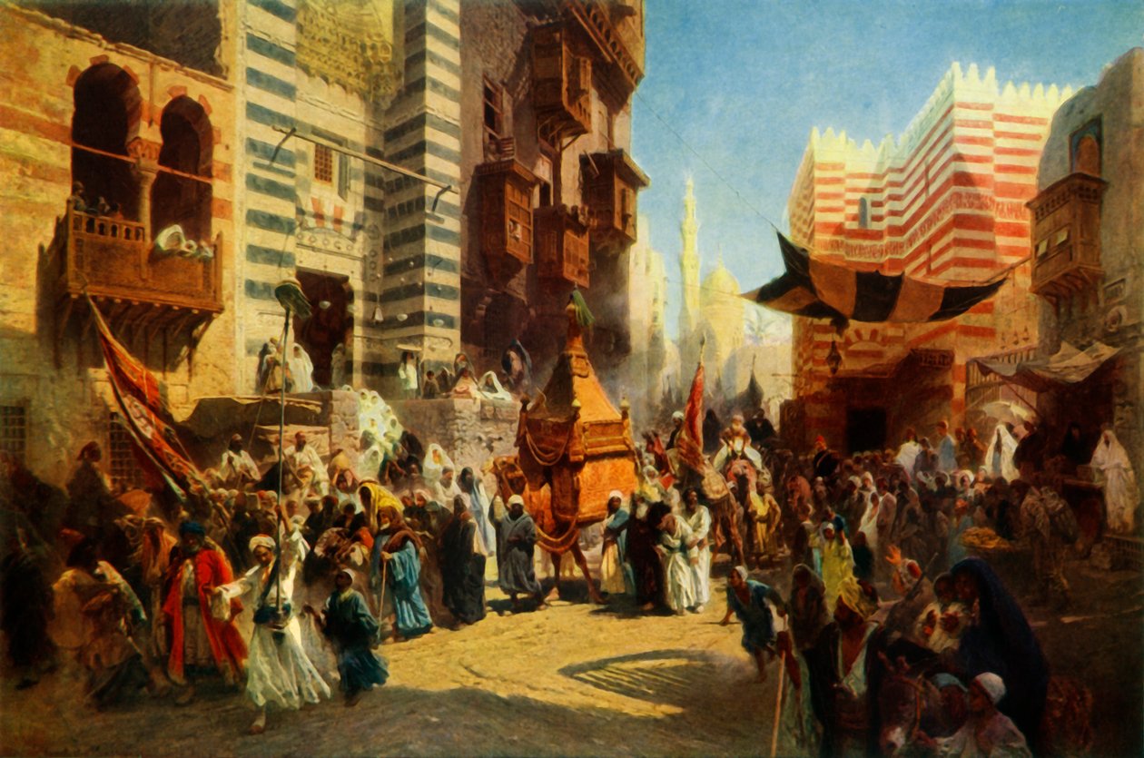 Powrót Świętego Dywanu z Mekki do Kairu, 1876, 1965. autorstwa Konstantin Egorovich Makovsky