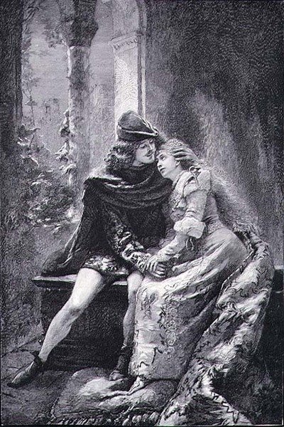 Romeo i Julia (grafika) autorstwa Konstantin Egorovich Makovsky