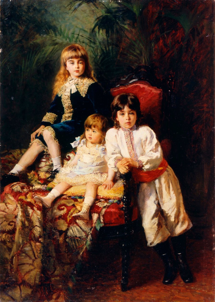 Dzieci Bałaszowa, 1880 autorstwa Konstantin Egorovich Makovsky