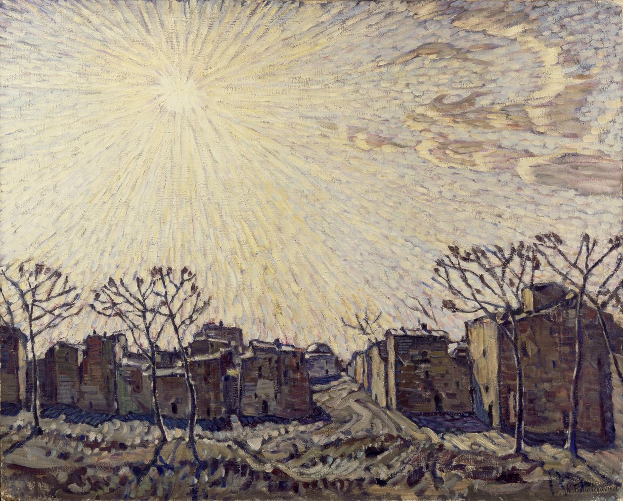 Słońce, 1906 autorstwa Konstantin Fyodorovich Bogayevsky