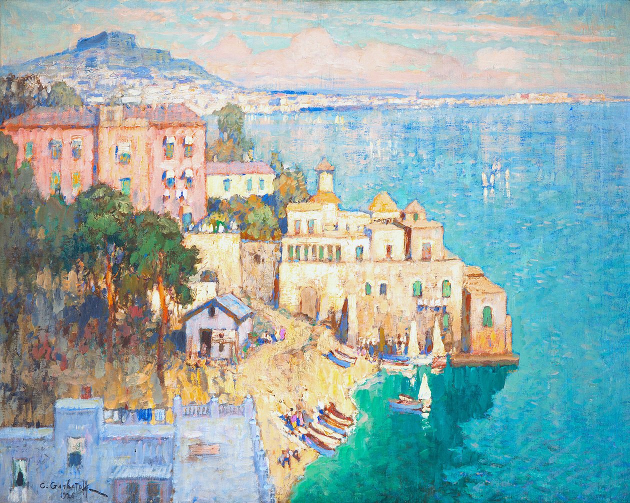 Portofino, 1926. autorstwa Konstantin Ivanovich Gorbatov