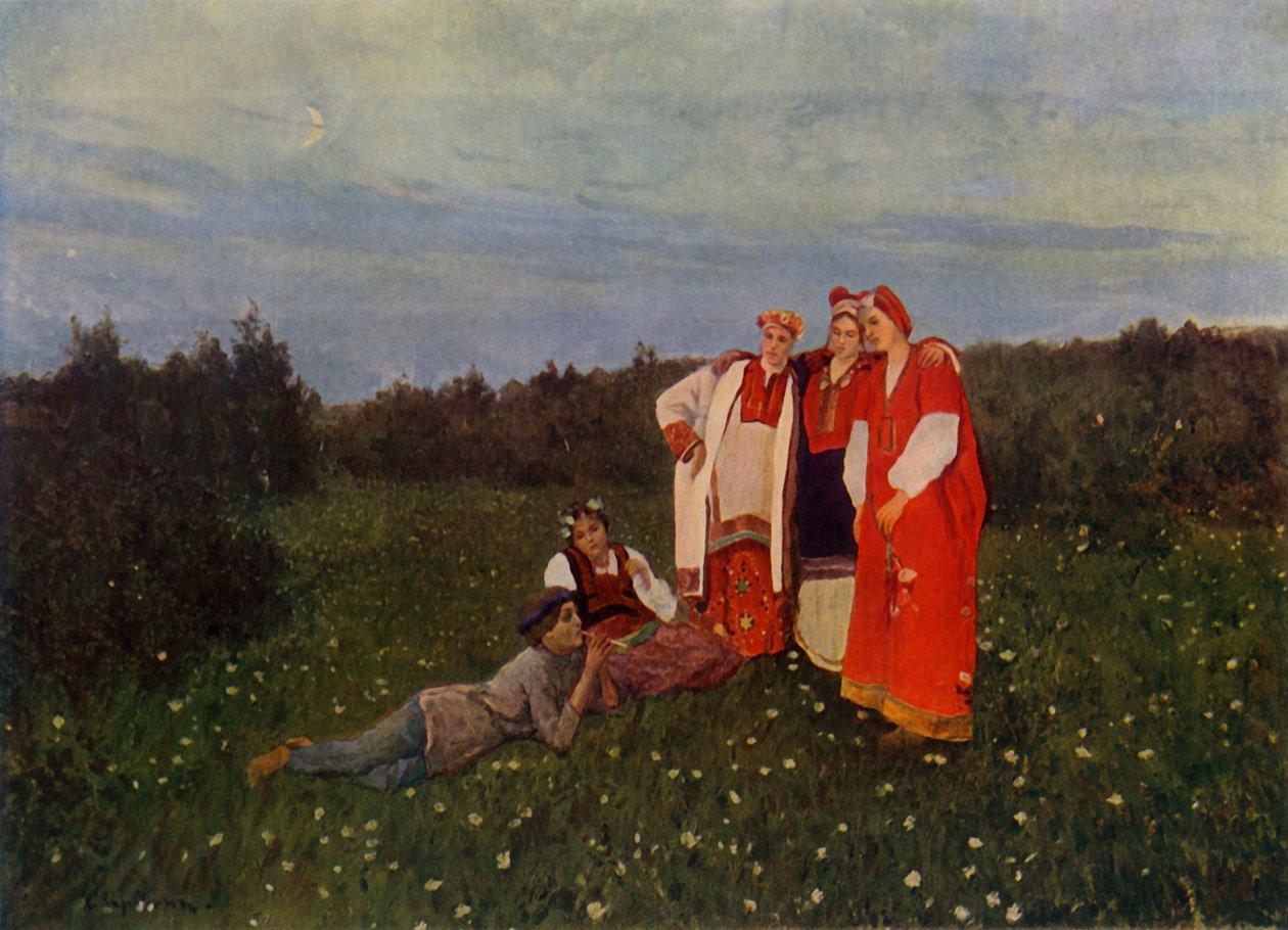 Pieśń wiosenna, 1892, 1965. autorstwa Konstantin Alekseevich Korovin